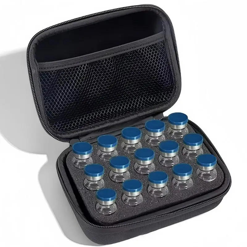 Multi Slot 10ML Insulin Vial Storage Case 7 9 12 15 30 Slots Dustproof Essential Oil Box Medical Supplies Organizer Home Travel