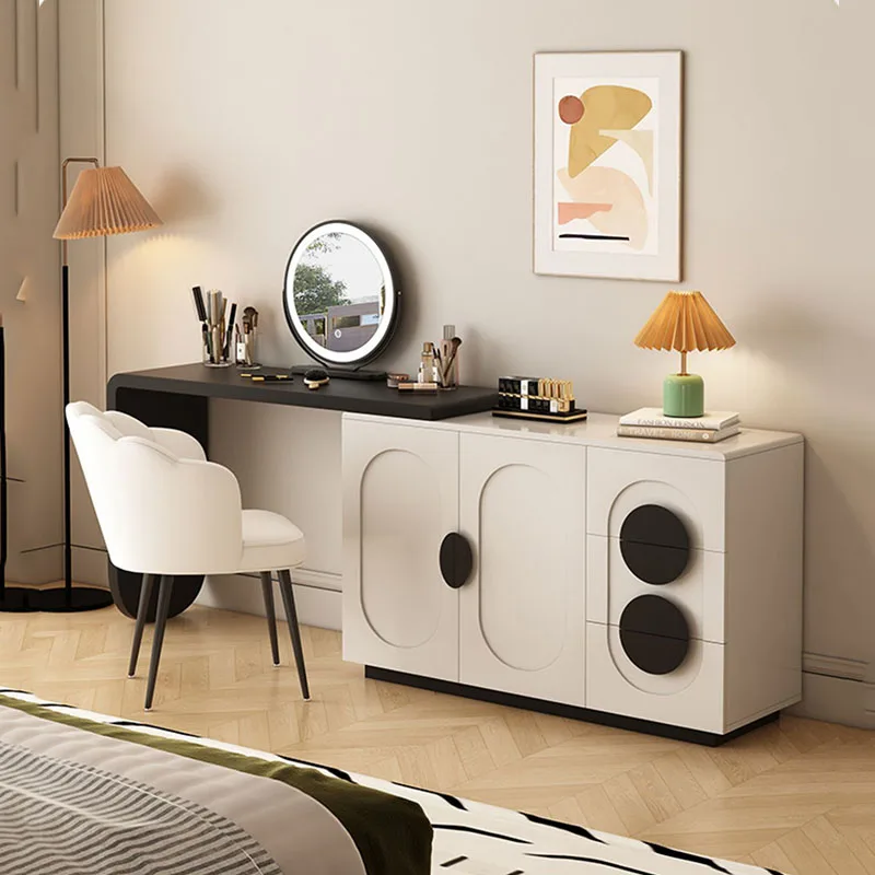 

Closets Luxury Vanity Table Organizer System Comfortabl Computer Dressing Table Bedroom Storage Penteadeira Postmodern Furniture