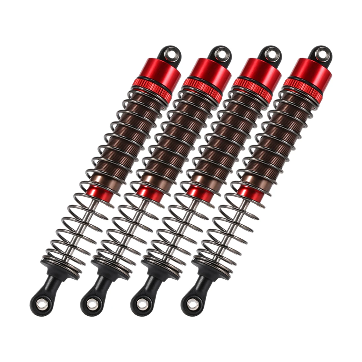 4PCS 52/55/62/70/75/85/95/100/110/120mm Schokdemper voor 1/10 RC Truggy Buggy On-Road Touring Drift Racing Klimmen Auto Onderdelen