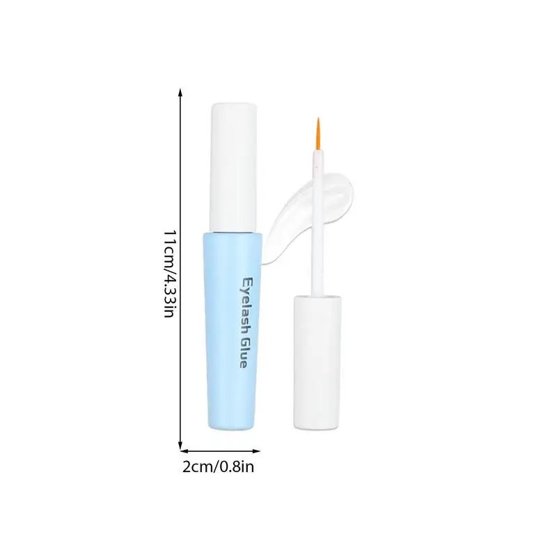 False Eyelash Glue Transparent Lash Adhesive with Super Strong Hold Long-Lasting Easy Removal Lash Adhesive for False Eyelashes