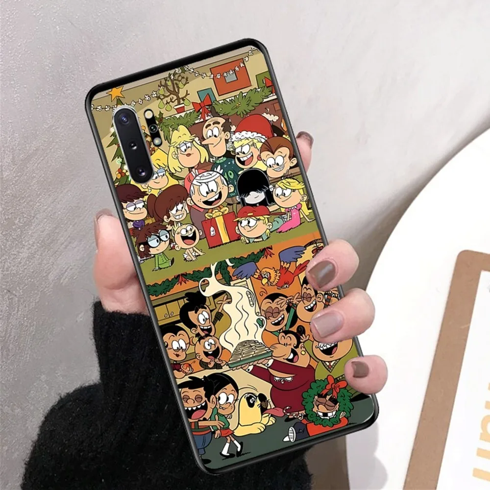 The L-loud House Long Rugs Phone Case For Samsung Note 8 9 10 20 pro plus lite M 10 11 20 30 21 31 51 A 21 22 42 02 03