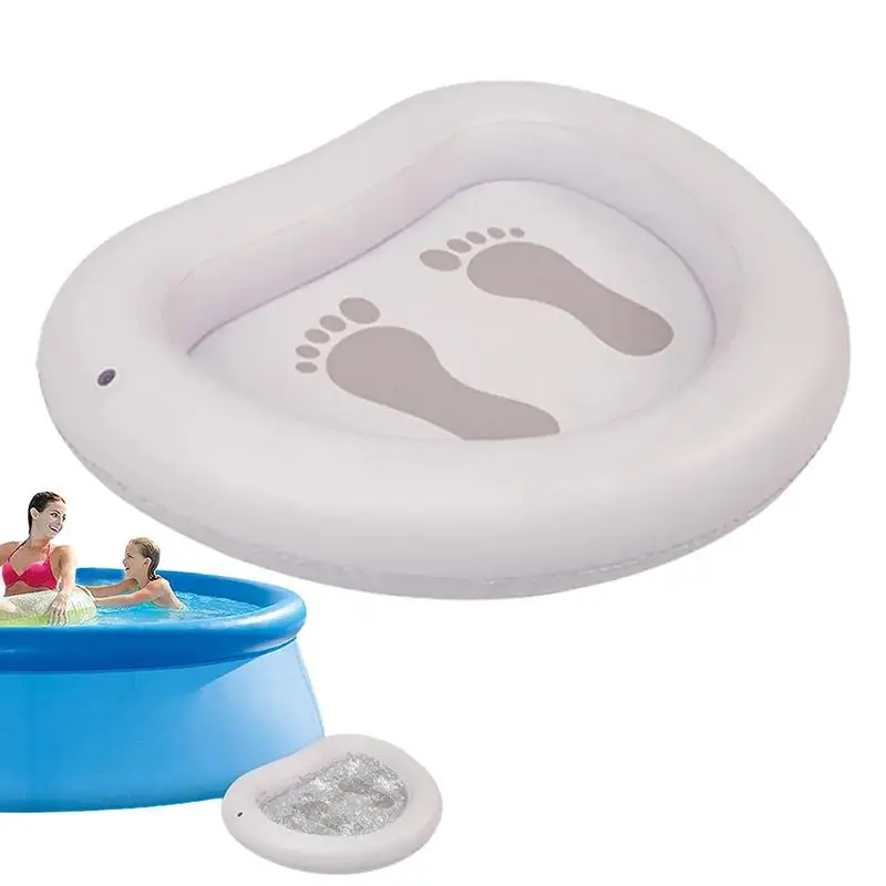 Inflatable Pool Foot Bath Basin Inflatable Foot Wash And Soak Basin Soft And Portable Pool Foot Wash Basin Pool Accessories For