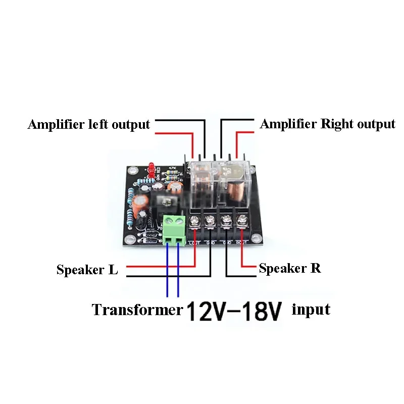 Speaker Protection Board 2.0 Relay Protection Silver Contact Hifi Amplifier Speaker Board