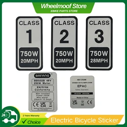 PVC Sticker Electric Bicycle Sticker Bafang Motor Label Sticker For BAFANG 36V 250W/48V 750W01/BBSHD E-bike Accessories