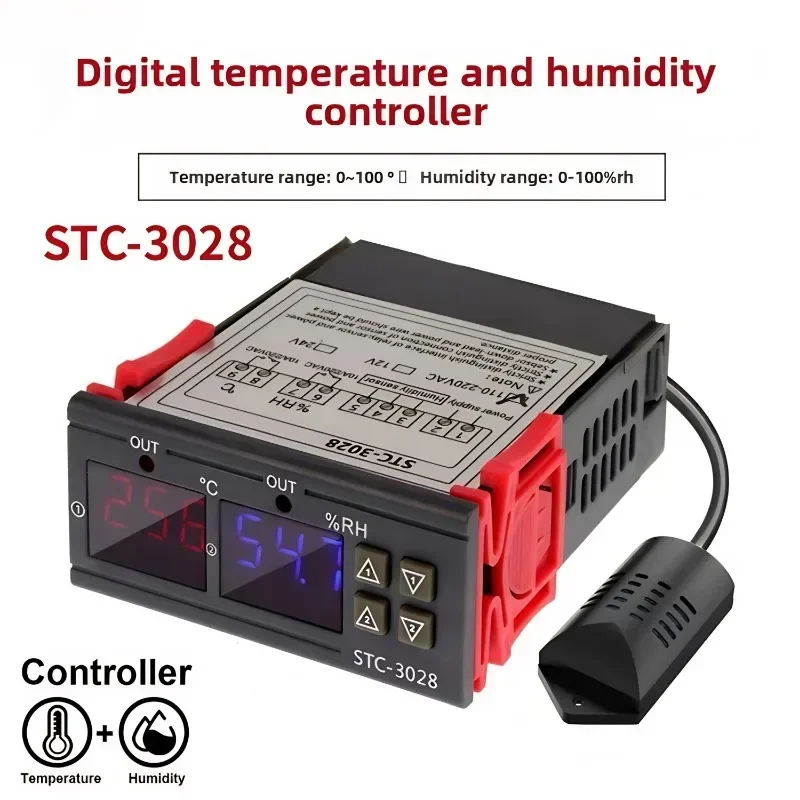 

STC-3028 Интеллектуальный цифровой дисплей Контроллер температуры и влажности