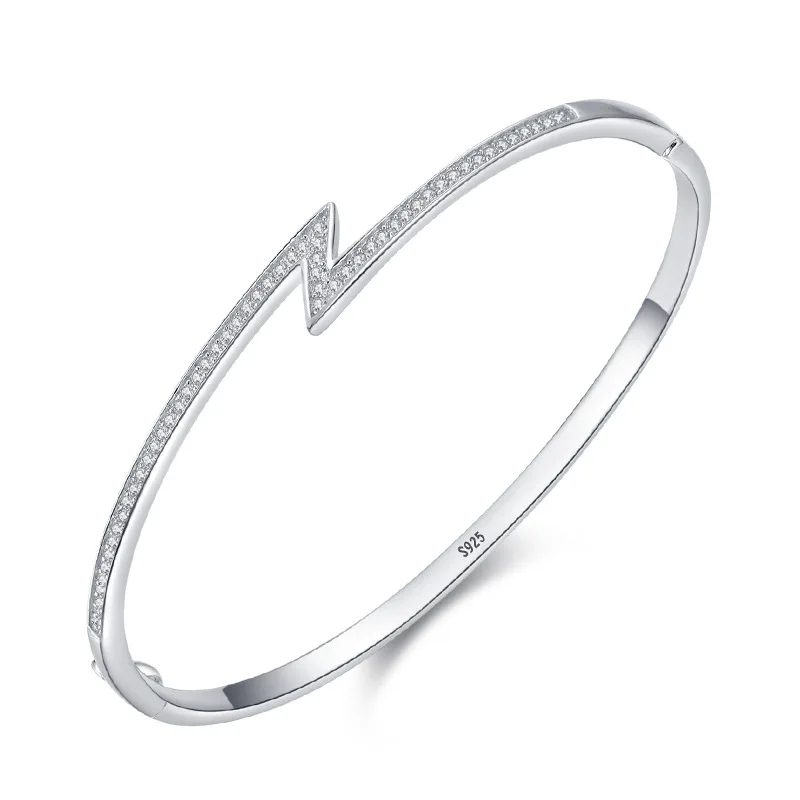 S925 Silver Bracelet, Female European and American Niche Design, Ins Diamond Inlaid High-end Feeling, Hundred Hand Accessory