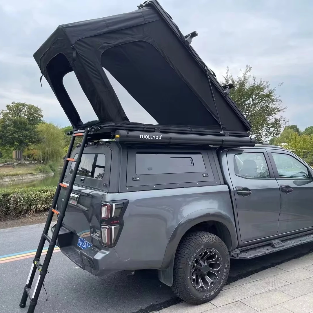 

WJW DZ Advanced Customization Professional Car Tent Factory Double Quality Truck Bed Camper and Camping Car Side Open Aluminum R