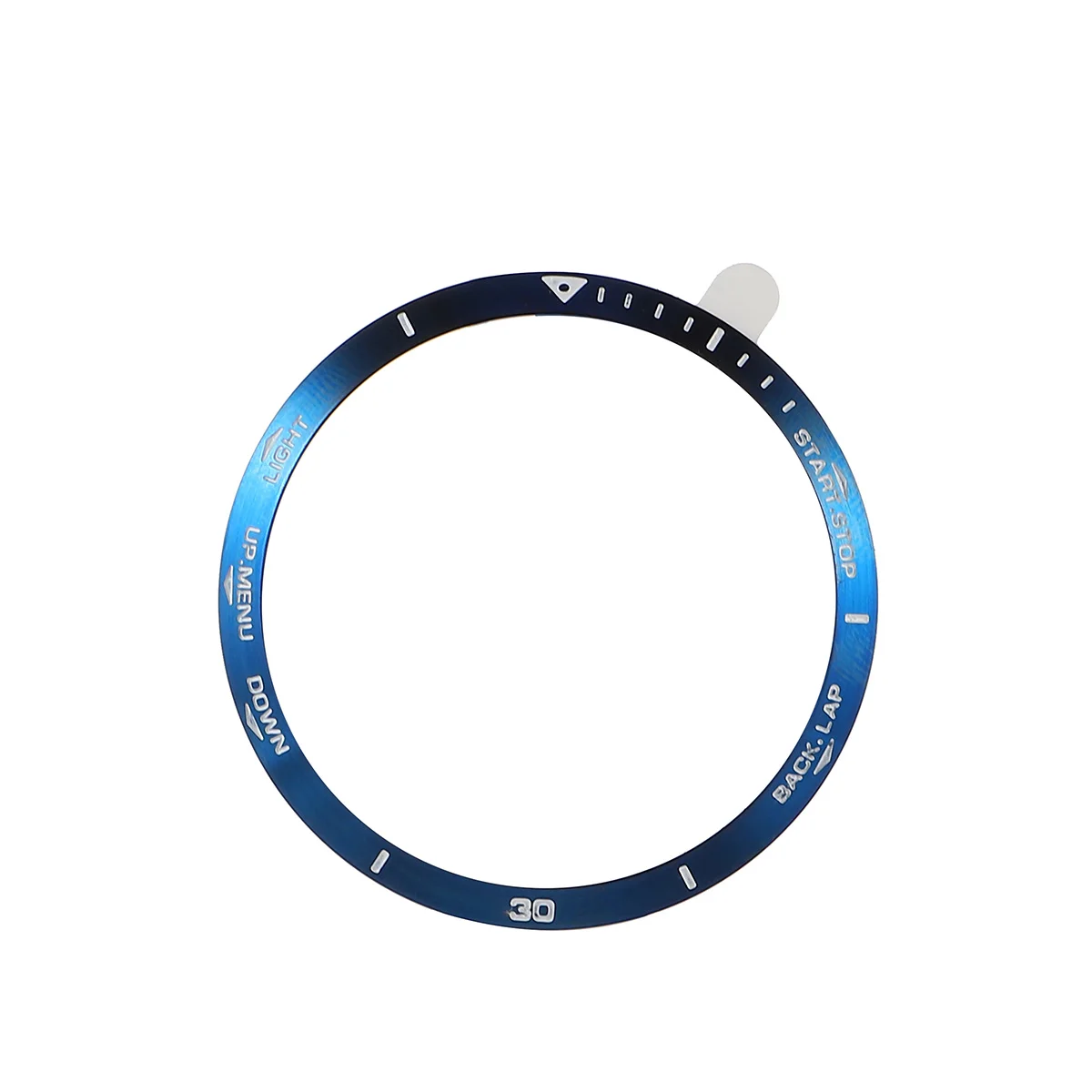 Modieuze horlogekast Metalen ring voor 5, duurzaam roestvrij staal Beschermend frame Bezel Ring Horloge beschermhoes