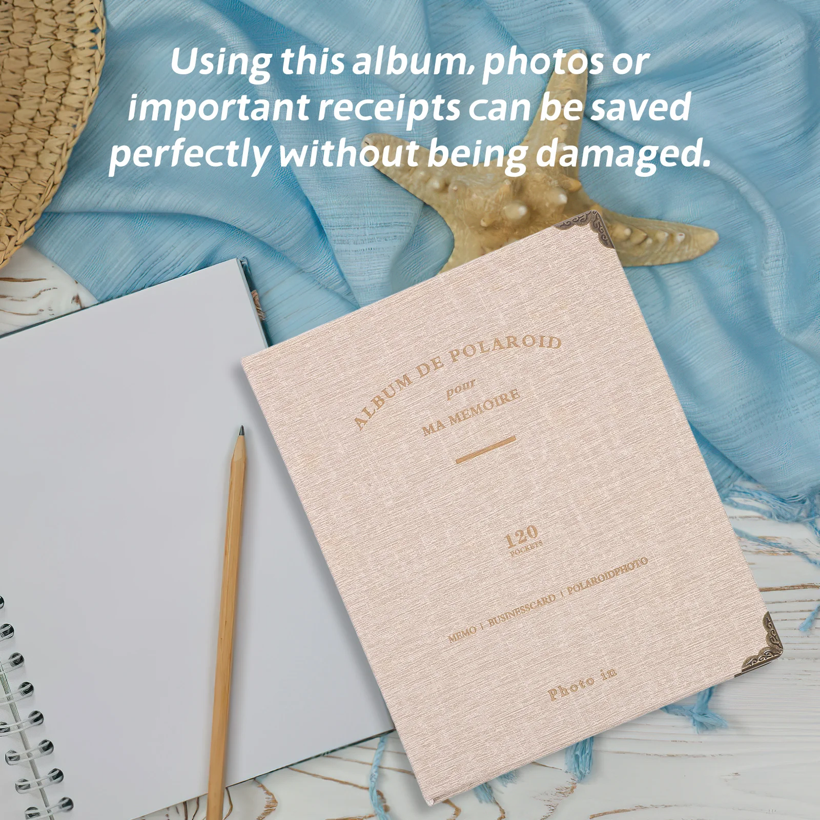 Tickets Storage Album For Cards Receipts Memory Photo Organizer Portable Souvenir Keeper Wear-Resistant Loose-Leaf Holder