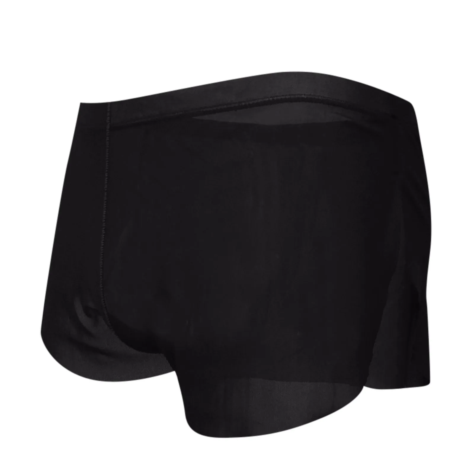Sport Jogger Shorts Sexy Men Running Shorts Exercise Elastic Comfortable Jogging Sweatpants Boxer Shorts Pajamas Side Split