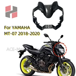 Fit for Yamaha MT-07 FZ-07 MT 07 2018 2019 2020 Motorcycle Accessories Headlight Shroud Cowl Nose Fairing Headlight Nose Fairing