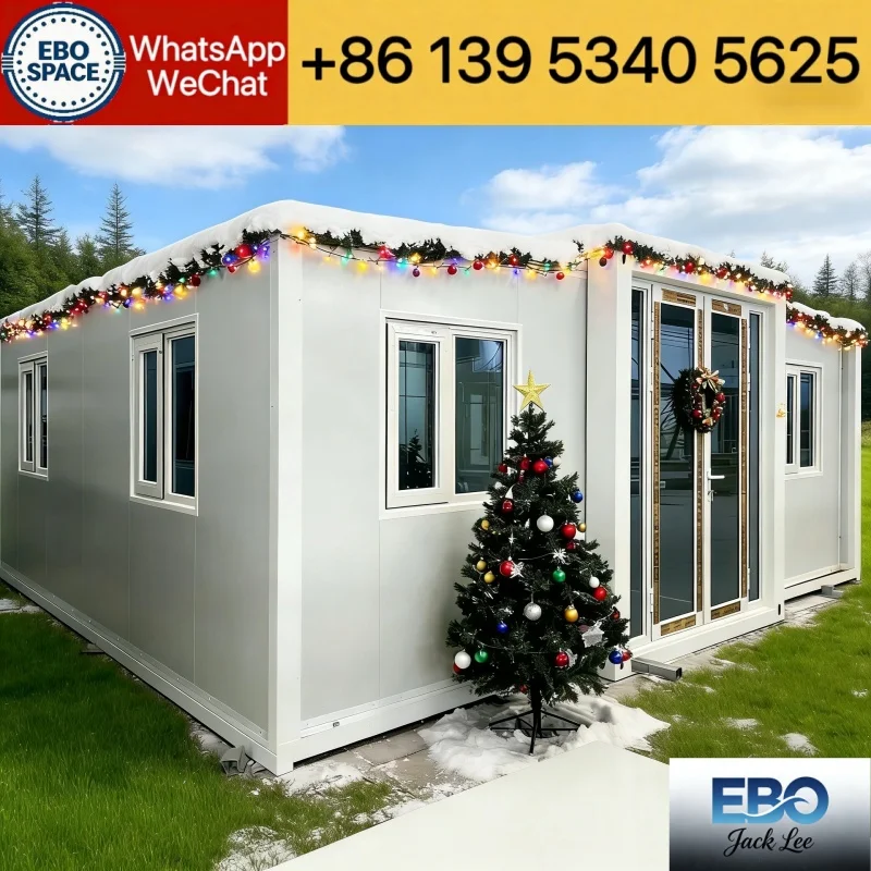 Easy Install Tiny House 20ft Expandable Container House with Bedroom Modern Prefab House