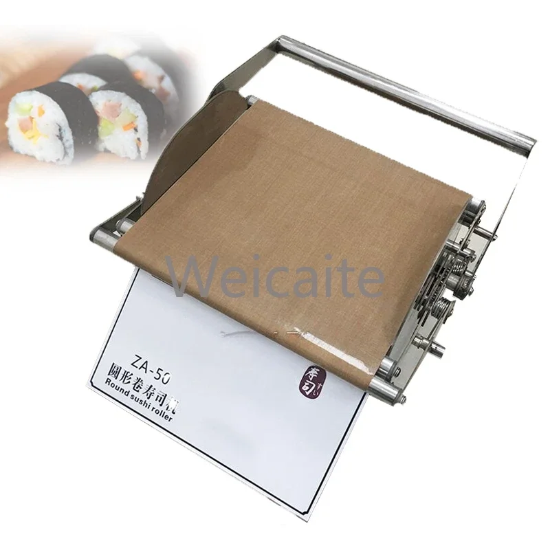 Automatic Stainless Steel Round Square Rice Roll Roller Making Machine Desktop Sushi Making Robot Machine