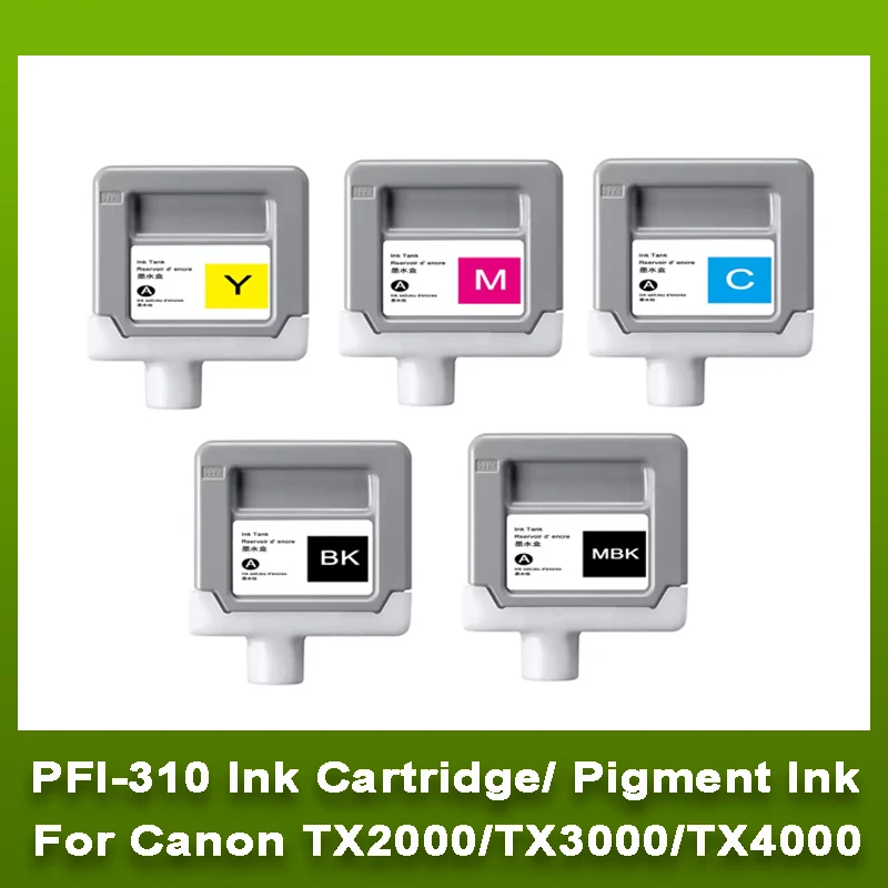 

CFINK 330 мл PFI-310 PFI310 Премиум-классный картридж с пигментными чернилами для Canon TX2000/TX3000/TX4000 с чипом PFI 310