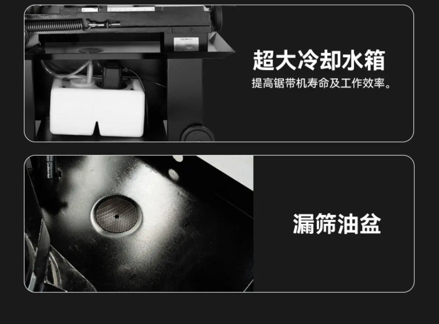 Customized New Product CTBS712N Band saw machine desktop Metal Cutting Horizontal Band Saw Woodworking Machine