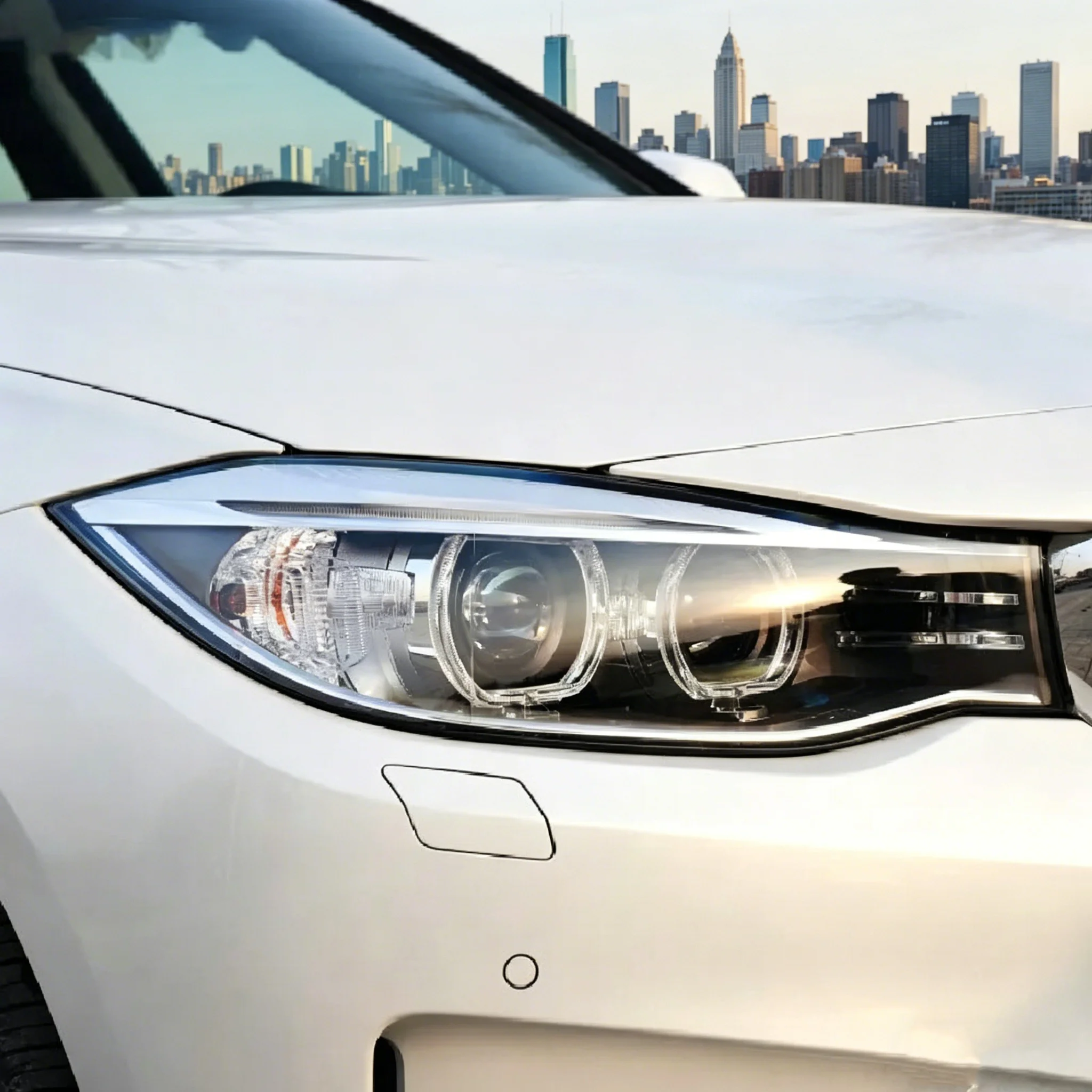 Scheinwerferschutzfolie für BMW G20 G21 2019–2026, schwarz getönte Anpassungsfolie, TPU-Schutzfolien, Scheinwerfer-TPU-Aufkleber – Detail 3