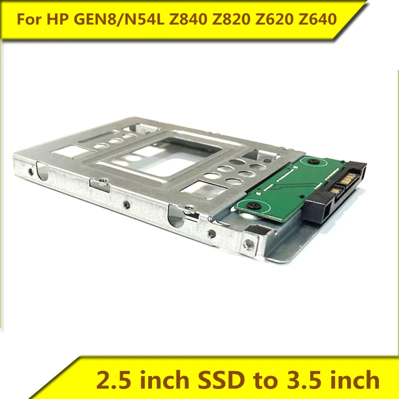 

Original For HP GEN8/N54L Z840 Z820 Z620 Z640 2.5 inch SSD to 3.5 inch solid state HDD hard drive adapter bracket 654540-001