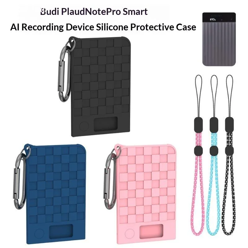 AnswerFor PLAUD Note/Plaud Note Pro(2025) PC Magnetic Voice Recorder Case Silicone Integrated Watch Strap Case