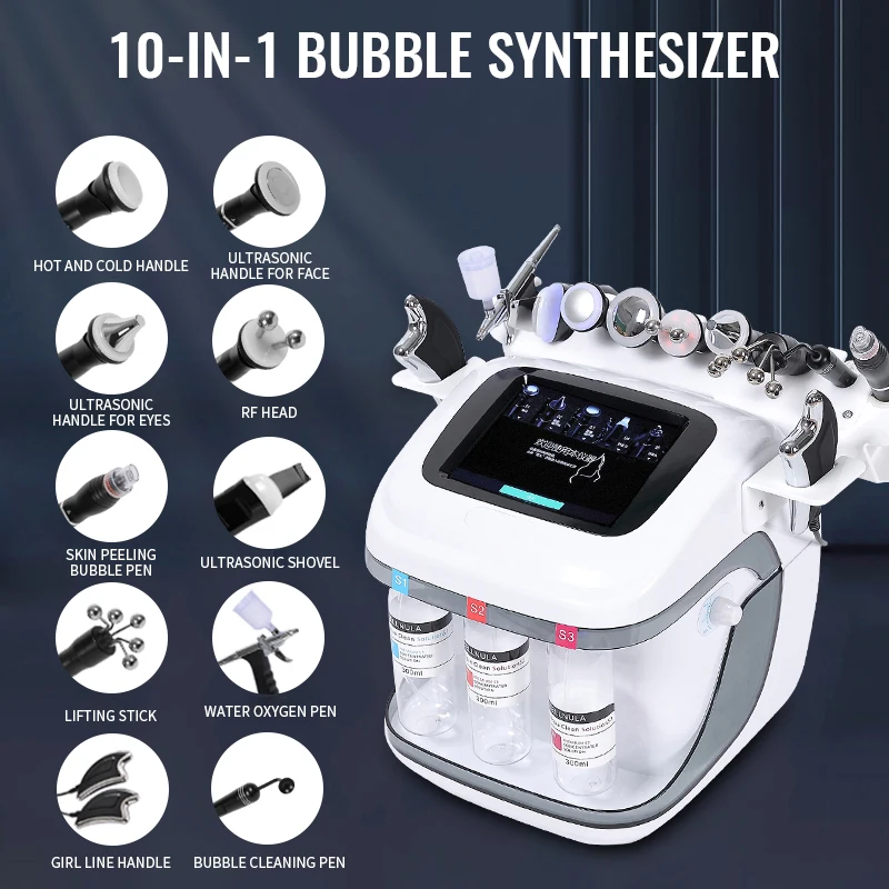 Trending Product Hydro Dermabrasion Diamond Spray Oxygen Facial Lifting 11 IN 1 Hydra Beauty Machine Professional