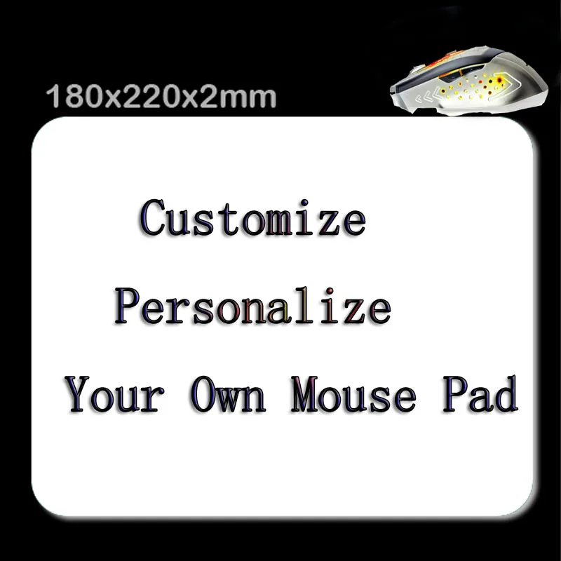 Mairuige Pictures Give Us Custom You Like Photos Print Non-slip Rectangular Rubber Soft Mouse Pad 220*180*2mm /290*250*2mm