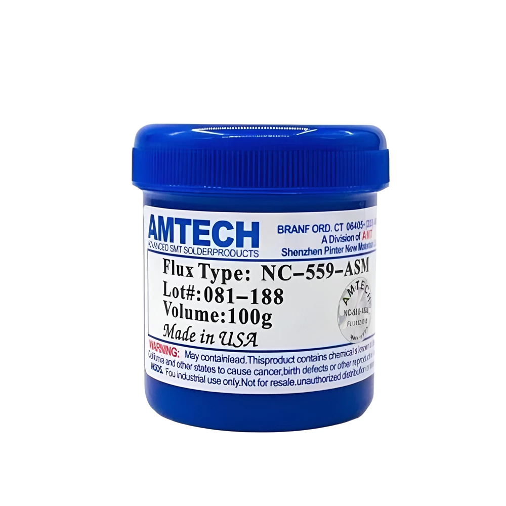 Amtech Nc-559-asm Flux Welding Fluxes Smd Soldering Bga Rework Station Welding Soldering Supplies 100g Nc 559 Flux No Clean