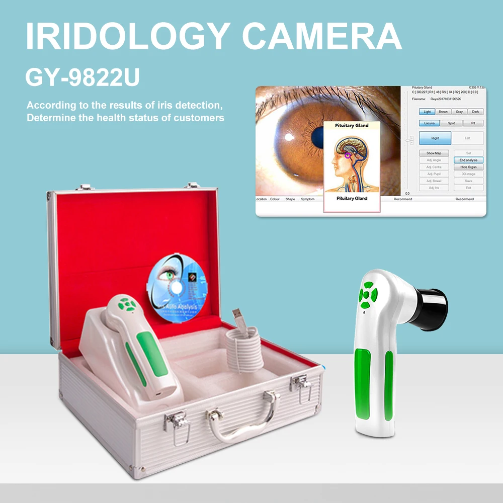 Professional 12MP Camera System Iris Scanner Iriscope Digital Eye Test Iridiology Analysis Apparatus Iridoscopio Iridologia
