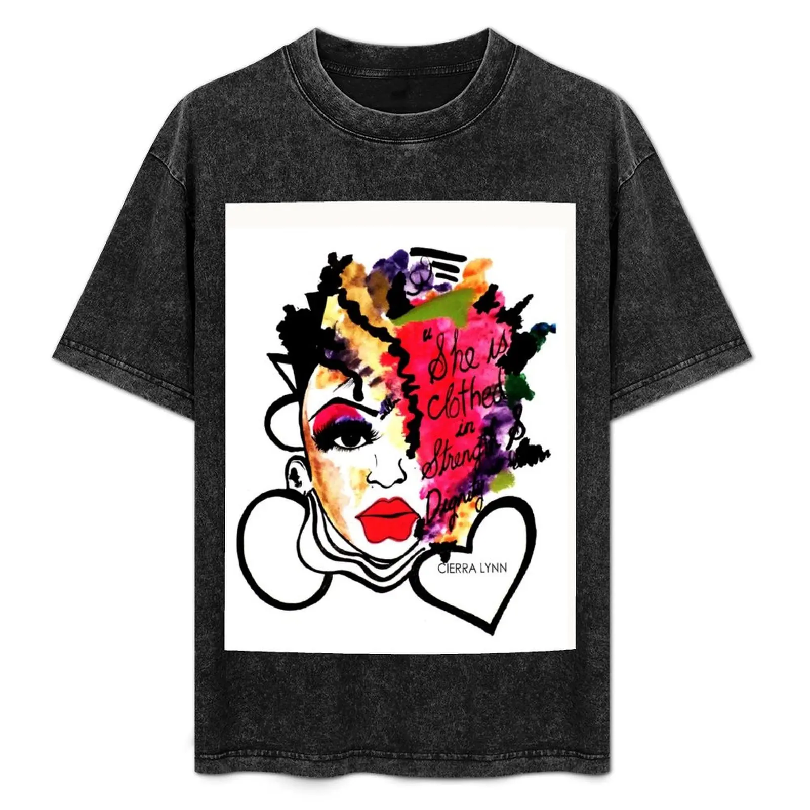 

CLOTHED IN STRENGTH & DIGNITY T-Shirt Festive Simple T-Shirt