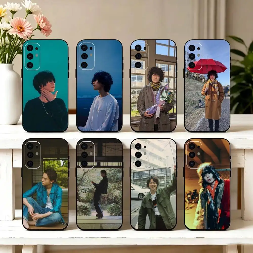 Actor M-Masaki Suda Phone Case For Samsung S25,S24,S21,S22,S23,S30,Ultra,S20,Plus,Fe,Soft Silicone Black Cover