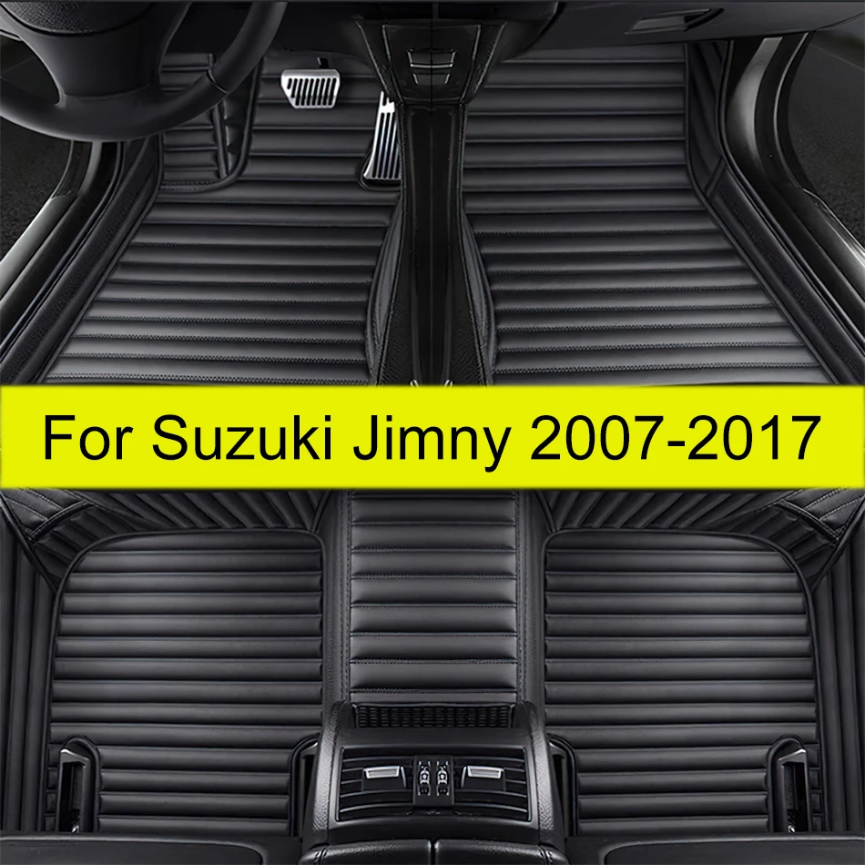 

Custom Car Floor Mats Fit For Suzuki Jimny 2007 2008 2009 2010 2011 2012 2013 2014 2015 2016 2017 Automobile Leather Carpet Pads