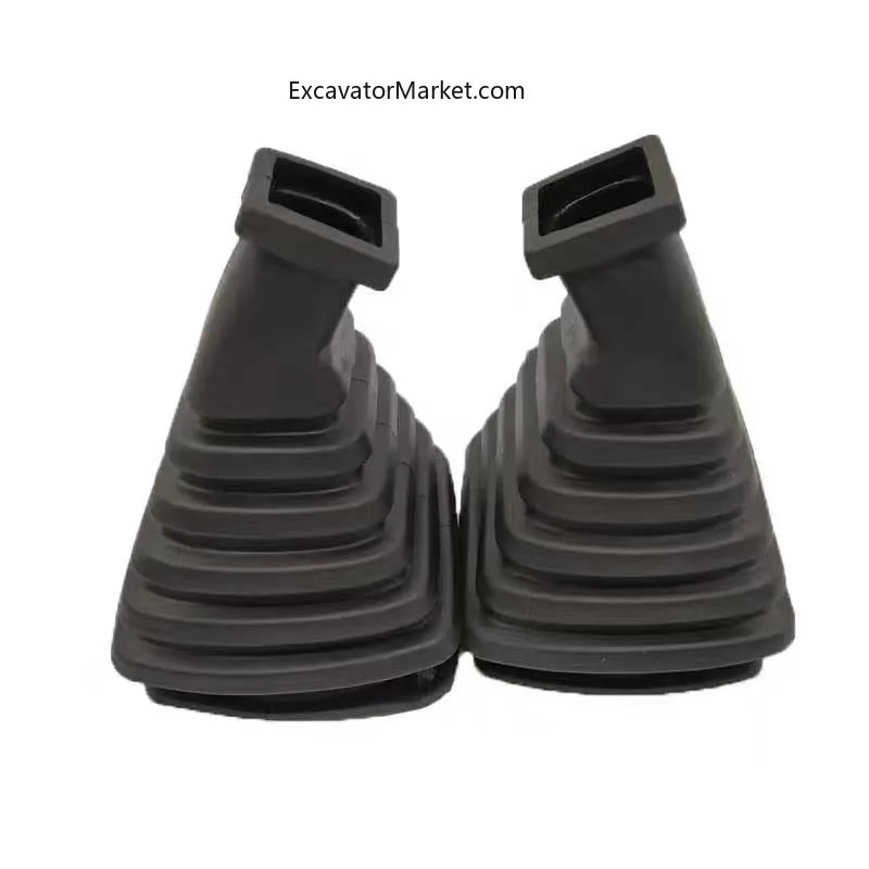 For excavator Excavator accessories for modern R215-7 Doushan 225-7 DX-7 joystick rubber double button sleeve