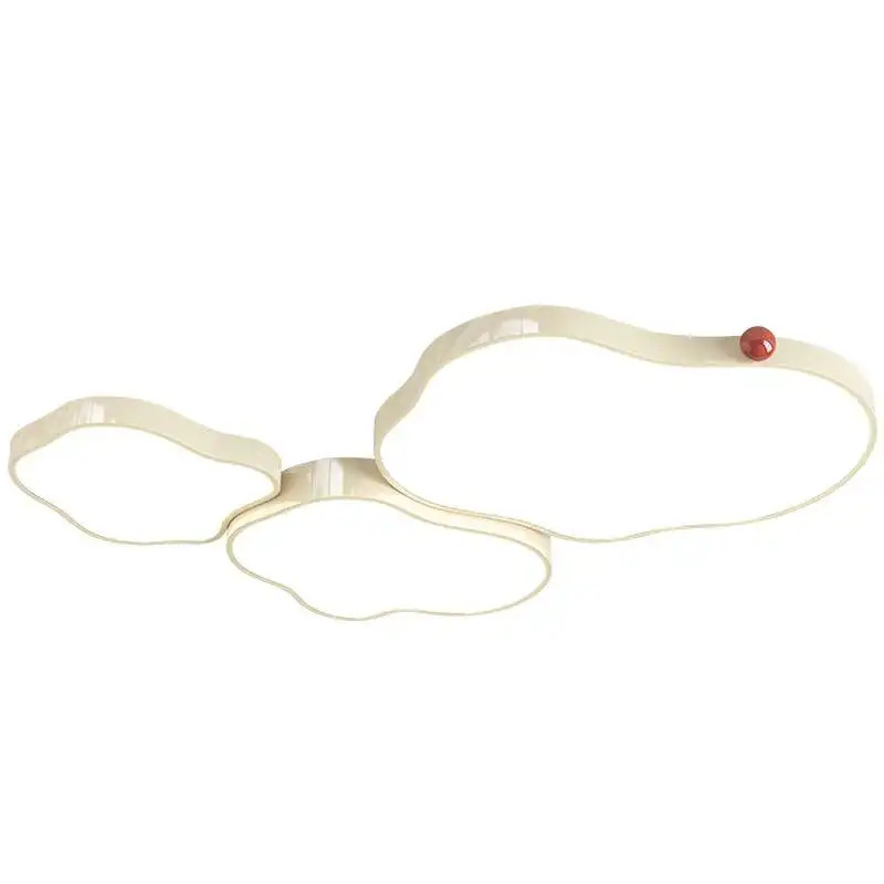 Cream wind living room main light modern simple atmosphere cloud ceiling light