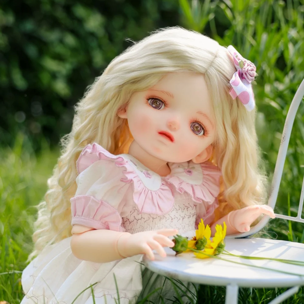 

Cloveray 20-дюймовая виниловая кукла Kawaii для всего тела BJD в корейском стиле, сферический сустав BJD, любимая версия, художественная регулируемая поза, подарки