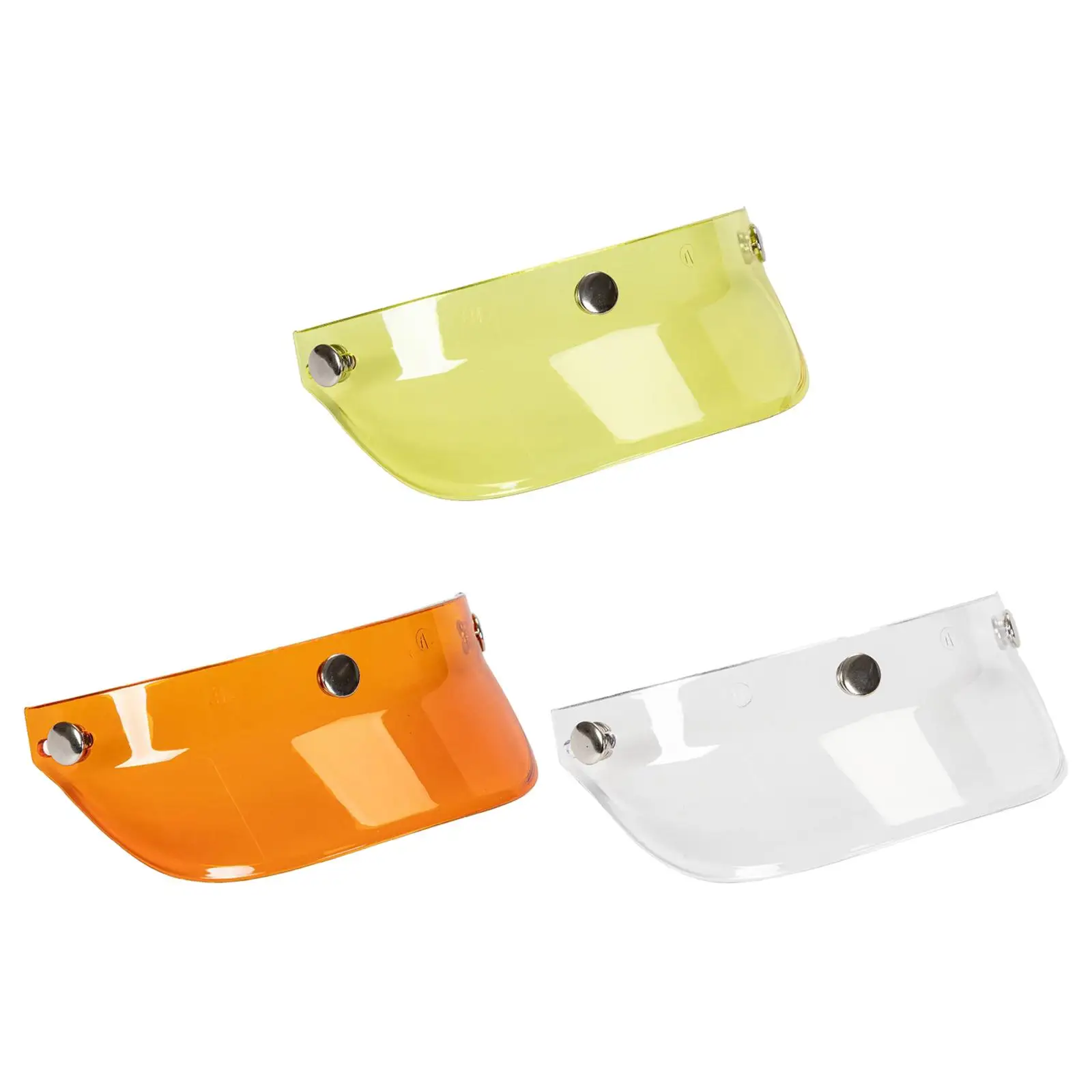 Helmet Visor Snap Vintage Half ,Replacement, Spare Parts ,Accessories, Easy to Install