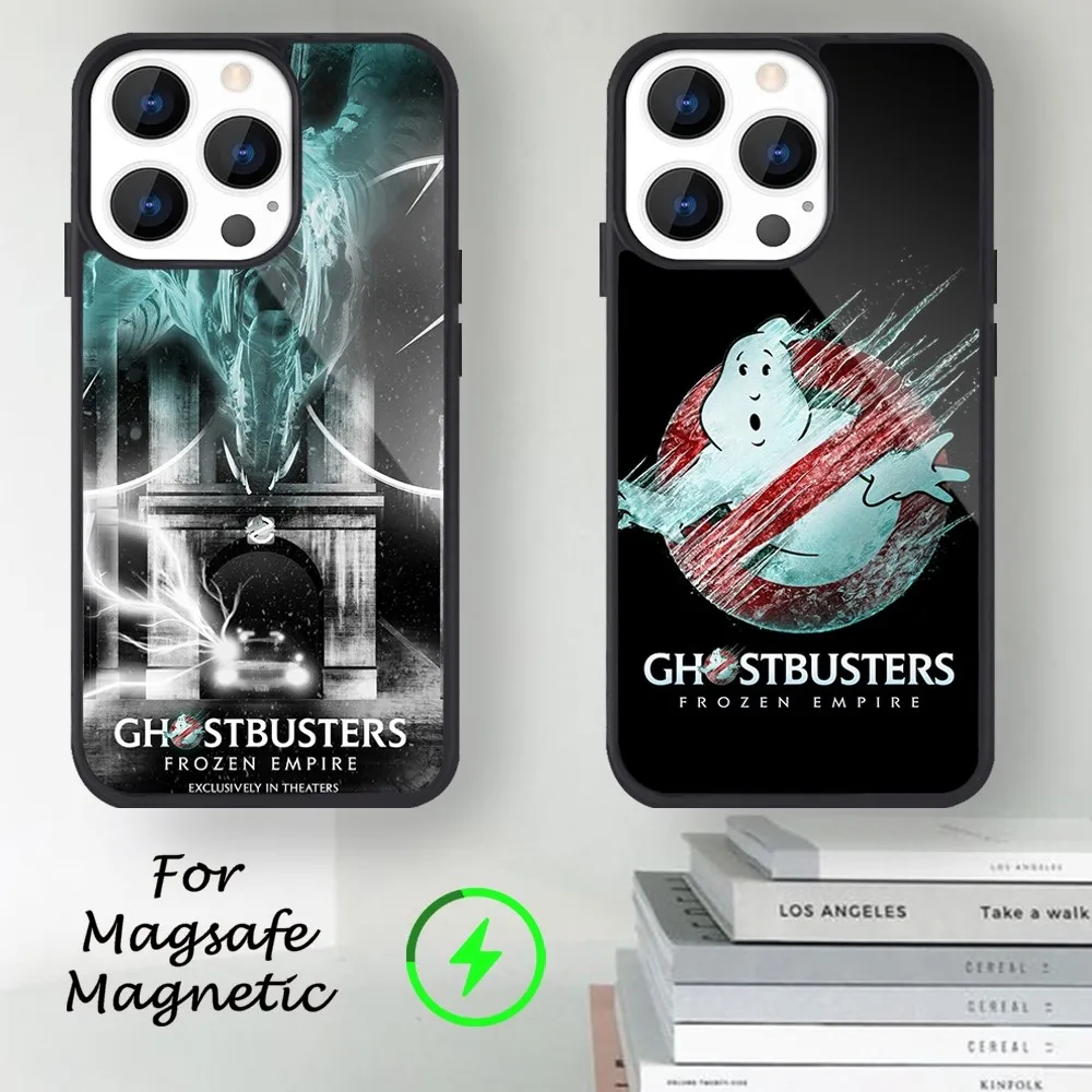 Movie G-Ghostbusters F-Frozen Empire Phone Case For iPhone 14 13 12 11 15 Pro Max Magsafe Magnetic