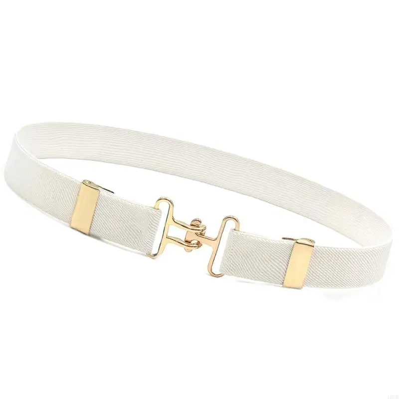 Breathable Elastic Children Belt Metal Closure Comfortable Stretch Waistband 