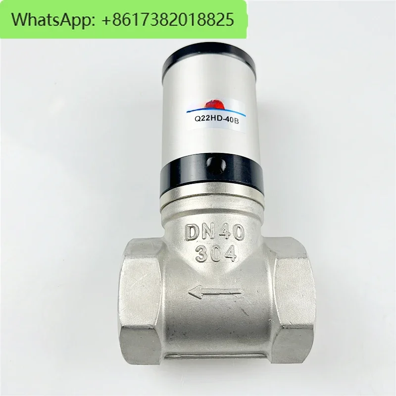 304 stainless steel pneumatic valve Q22HD-15 20 25 32 40 50 sprinkler cut-off valve vacuum pipeline valve