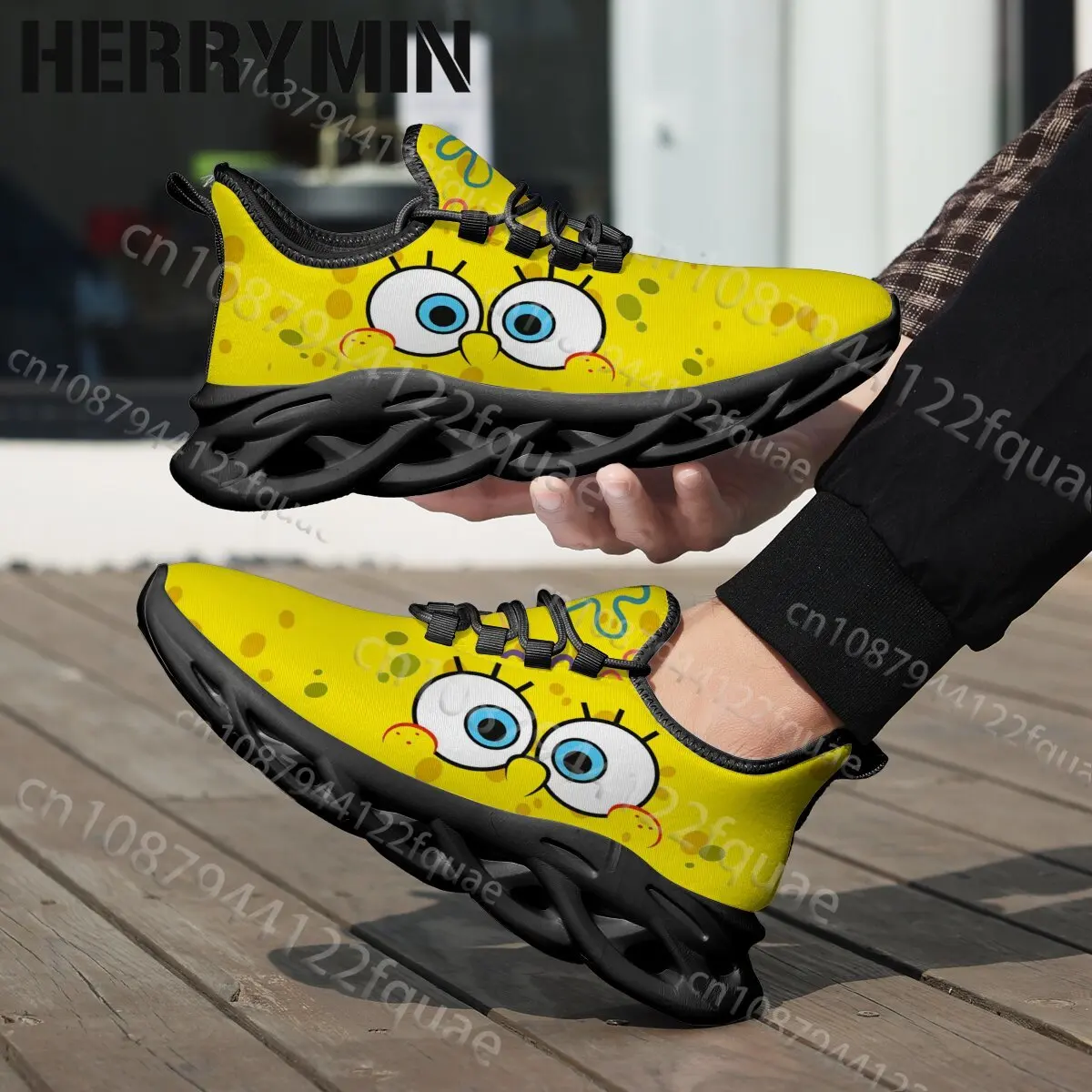 Picture 7: Unique Yellow Spotted Cartoon Print Blade Sole Sneakers For boys girls Children shoes  Casual Walking Run Shoes 2026