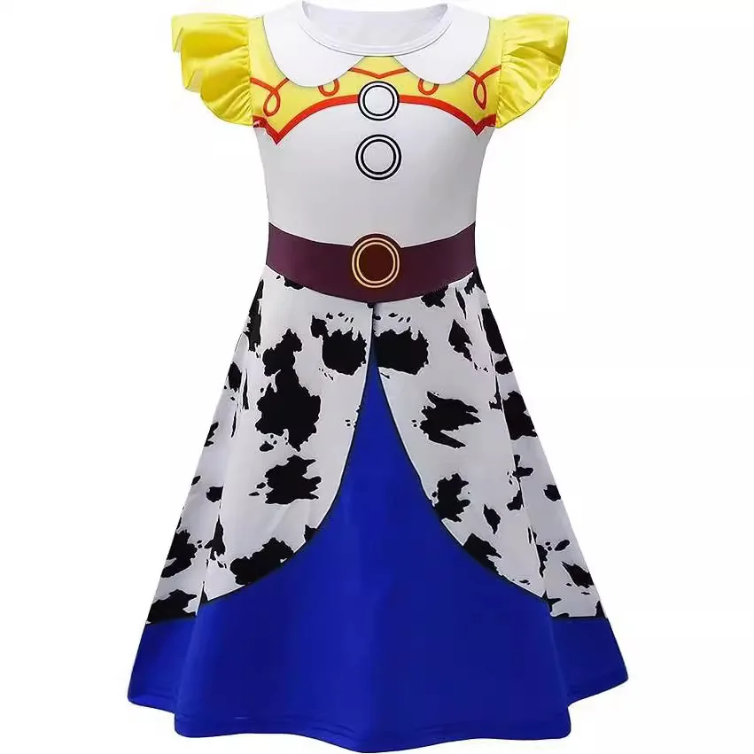 Vestidos de princesa Cosplay feminino, Traje infantil, Birthday Party Dress Up, Roupas Fantasia Carnaval, Halloween, Natal