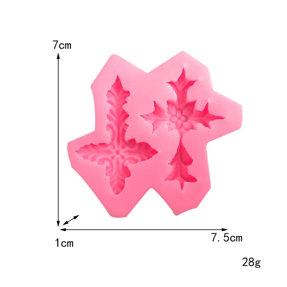 3D Star Bow Rose Design Silicone Mold Fondant Chocolate Cupcake Mould DIY Clay Model Cake Decorating Tools Baking Accessories