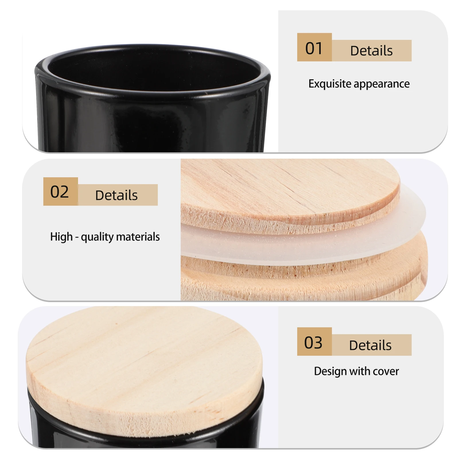 

2Pcs Scented Cup Making Jar DIY Scented Tin Making Jar Aromatherapy Container Bedroom Office Use