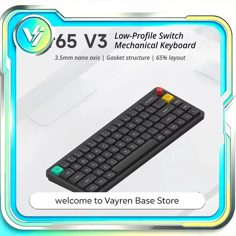 NuPhy Air V3 Tri Mode Wireless Mechanical Keyboard Hot Swap Mute 1000Hz Long Endurance Keyboard for Office Gaming Scenarios