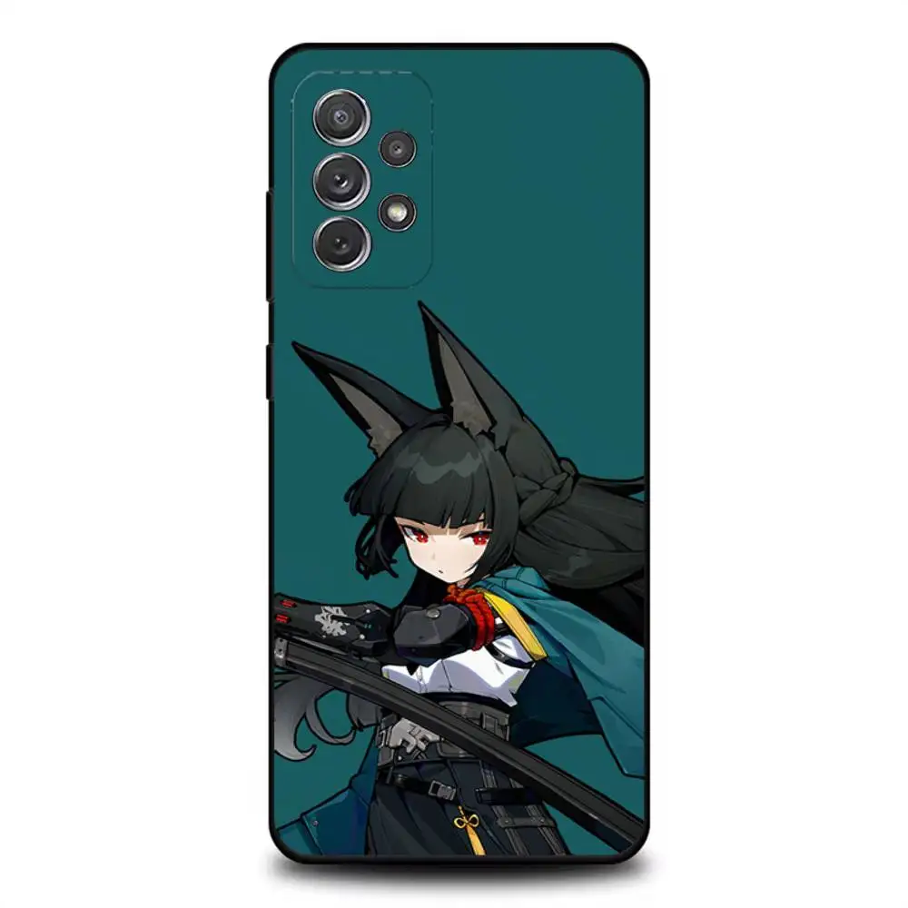 حافظة هاتف H-Hoshimi M-Miyabi ZZZ لهاتف سامسونج S 25,24,23,22,30,21,10,9,Ultra,Plus,Lite,FE,4,5G حافظة ناعمة سوداء