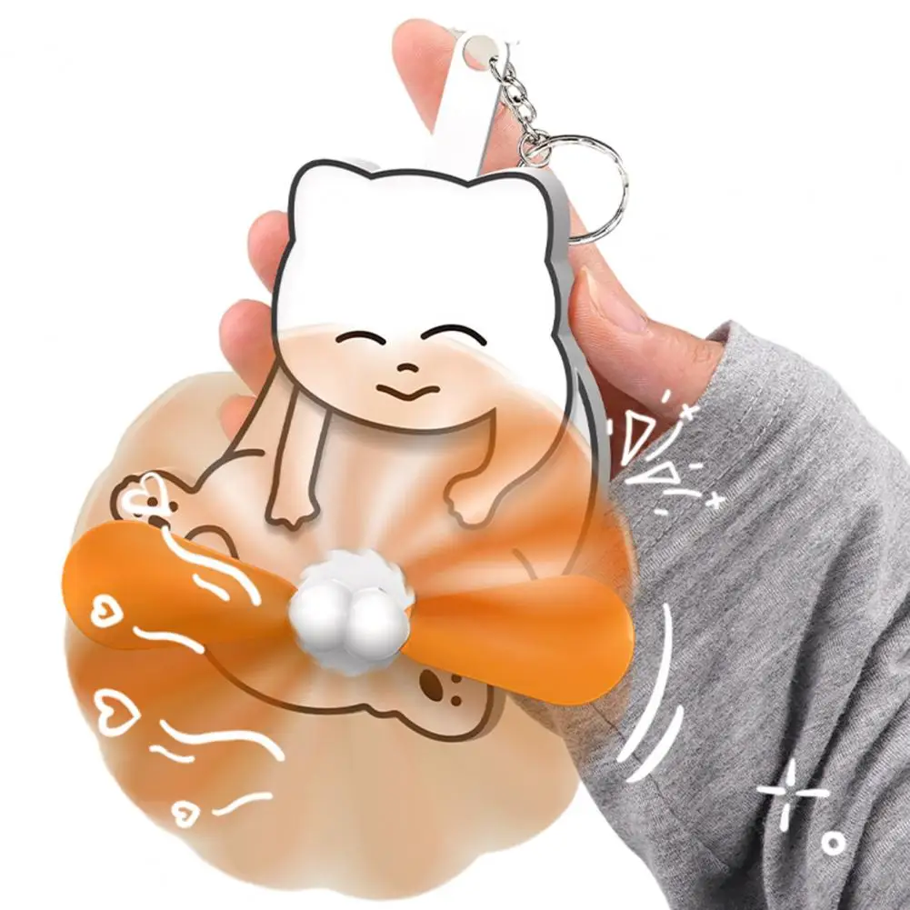 Leuke ventilator Draagbare handslingerventilator voor kinderen Leuke vormen Cartoon handventilator Ideale persoonlijke koeling voor picknicks Woonkamers Reizen