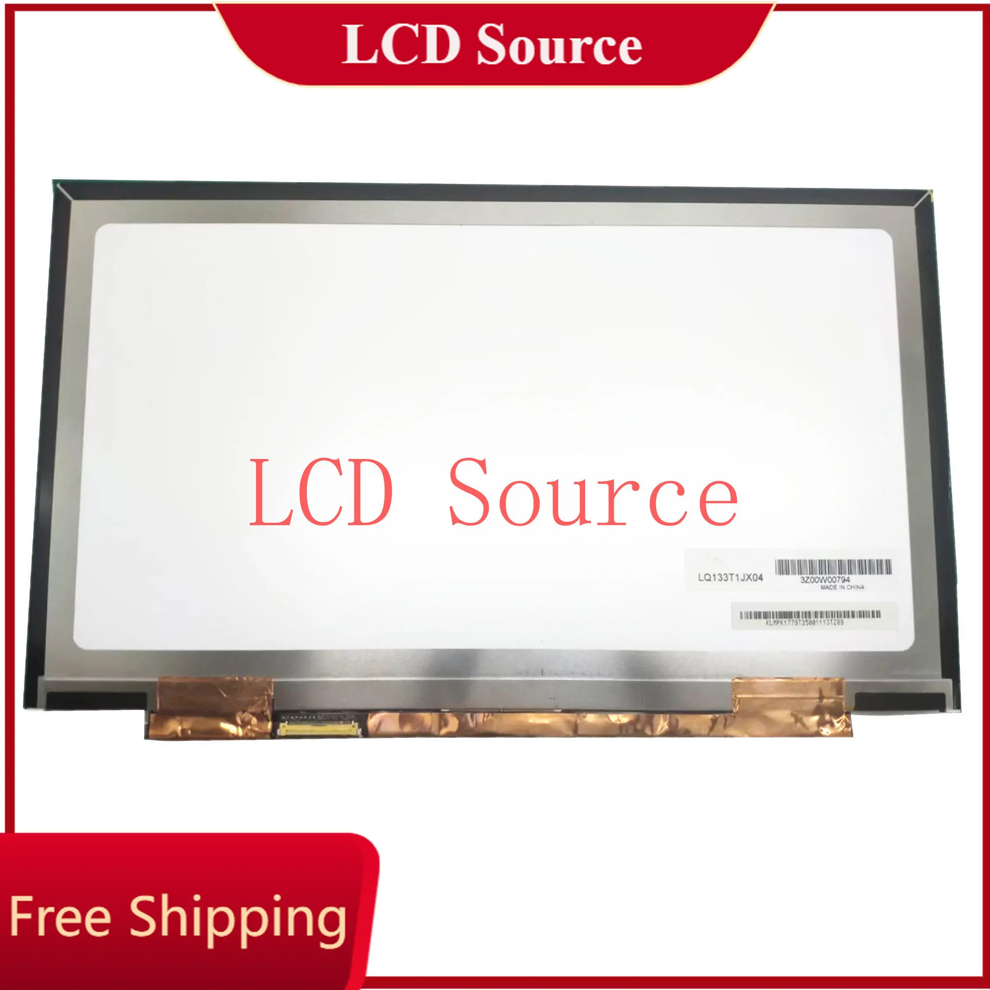 

LQ133T1JX04 IPS Matrix for Laptop 13.3" 2560x1440 WQHD 40 Pin LED Display LCD Screen