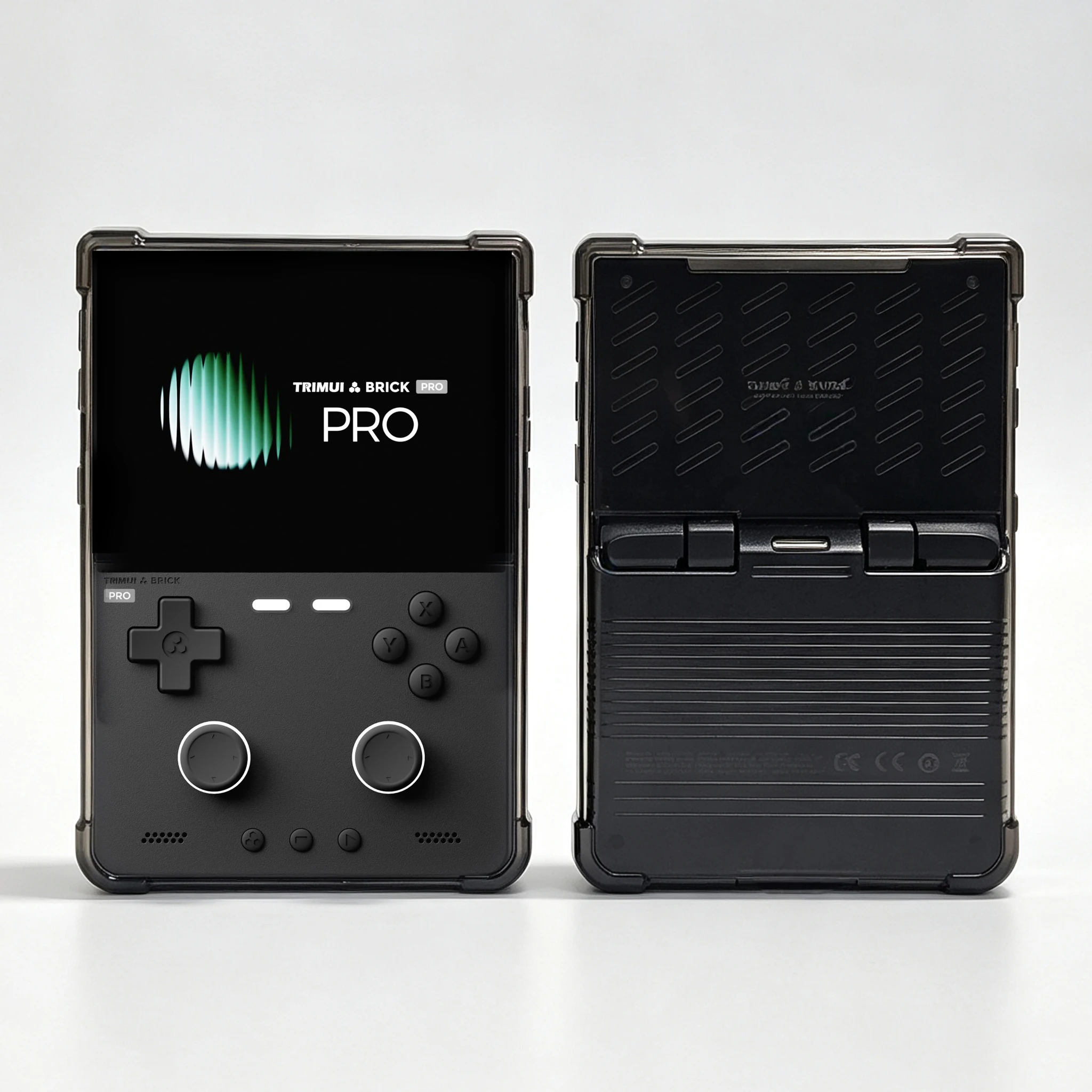 For Trimui Brick PRO Console Transparent Soft Silicone Protective Case Clear Black TPU Protective Case Gaming Accessories