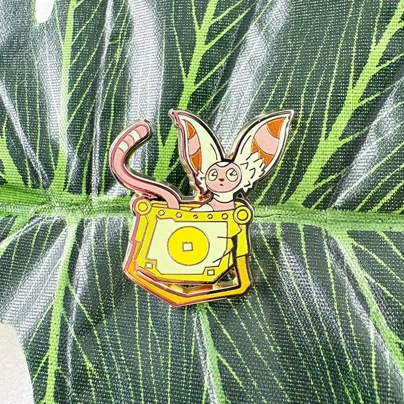 Avatar The Last Airbender Character Enamel Pin Mockup Momo Cute Flying Lemur Lapel Brooch Accessory Fan Children'S Day Gift