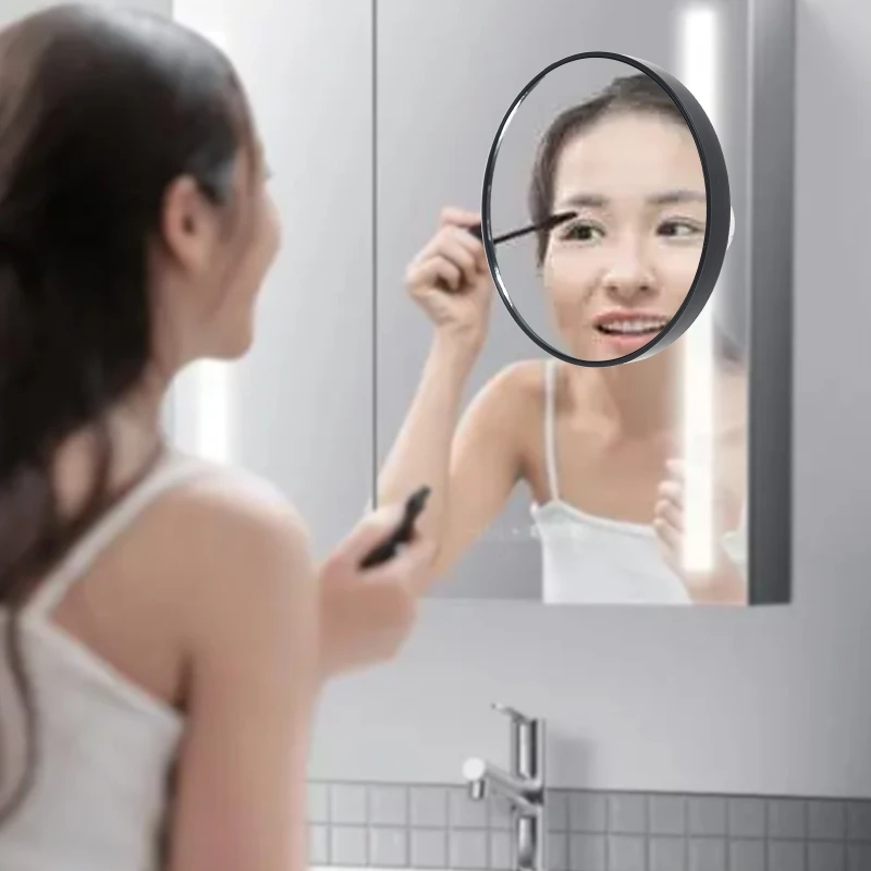 확대 거울 10 배 흡입 컵 메이크업 컴팩트 거울, 화장품 면도 여행