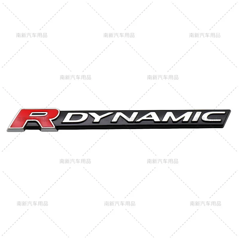 R-DYNAMIC 3D Metal Letter Emblem Badge Auto Side Fender Sticker Rear Trunk Decal For Land Rover Car Styling Accessories