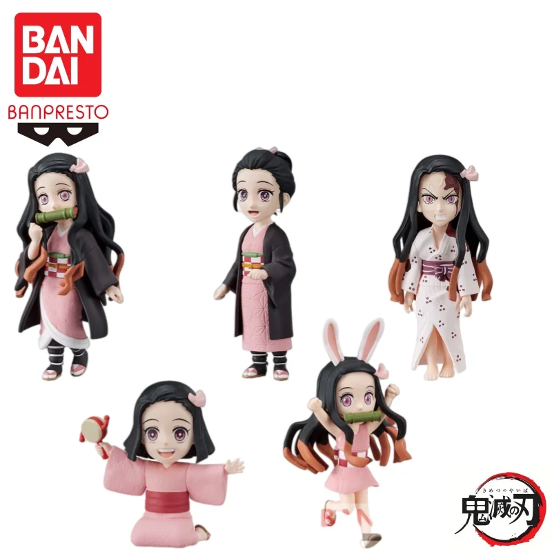 

В наличии Bandai Banpresto, оригинальная модель куклы Demon Slayer Wcf Kamado Nezuko, новая фигурка в штучной упаковке, персонажи аниме