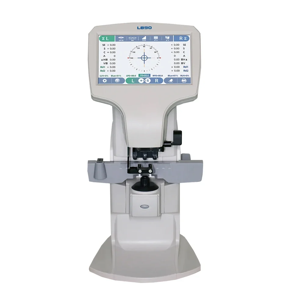 Digital UV blue light lens test machine China High Quality  meter printer ophthalmic instrument automatic ometer L-890